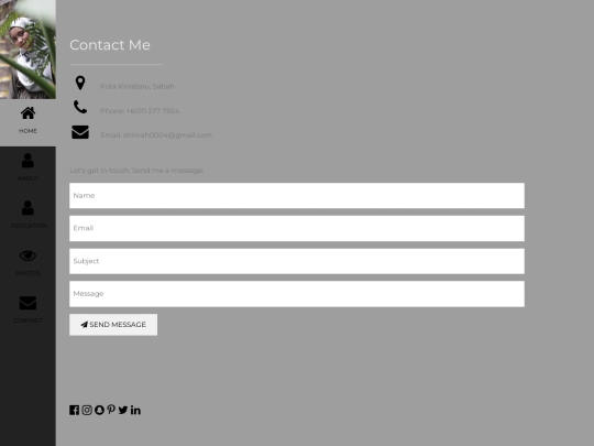 contact screenshot
