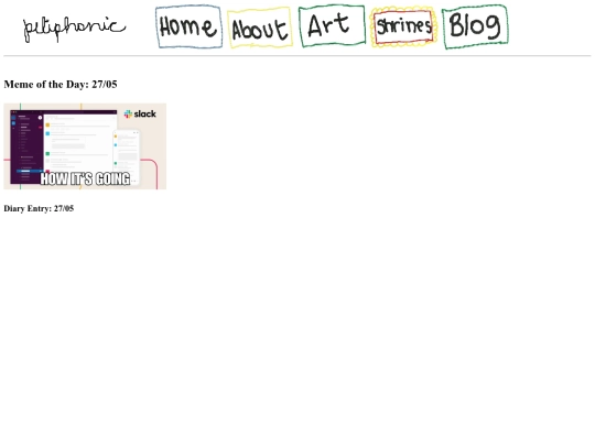 blog screenshot