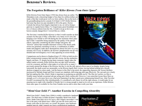 reviews screenshot