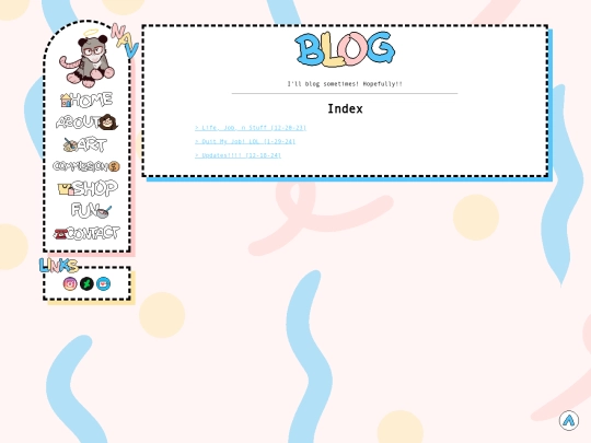 blog screenshot