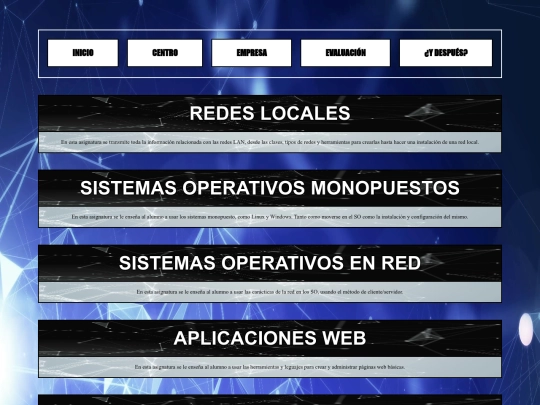 Trabajos/Módulos/empresa screenshot