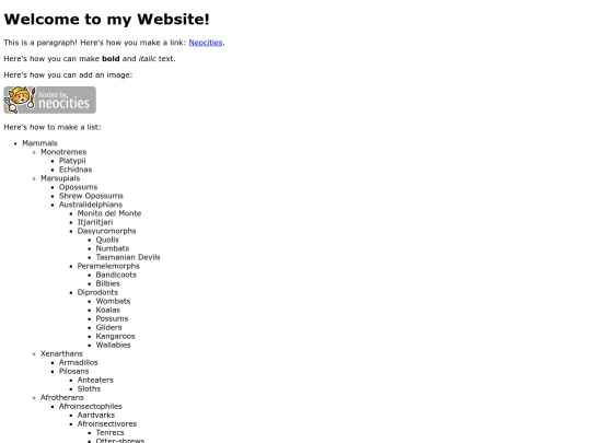 AnimalTaxonomy screenshot