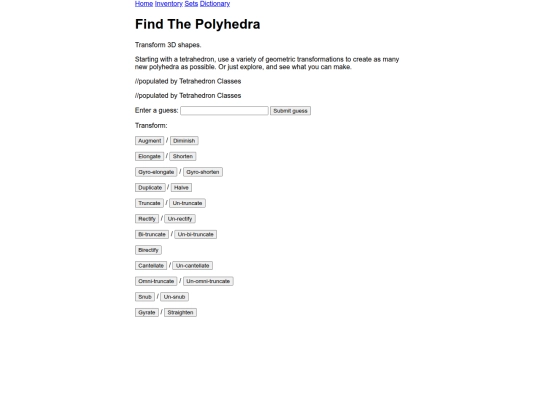 Polyhedra/PolyhedraHome screenshot