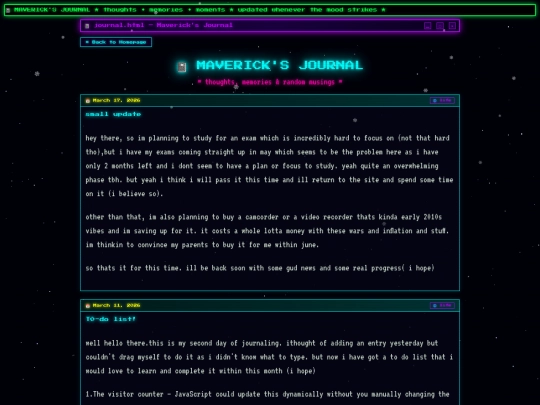 journal screenshot