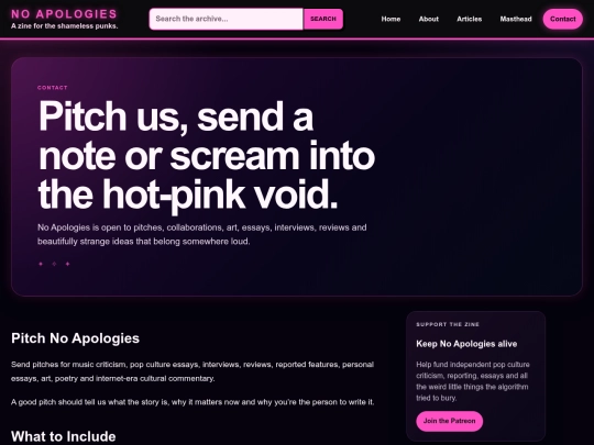 contact screenshot