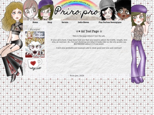 adtestpage screenshot