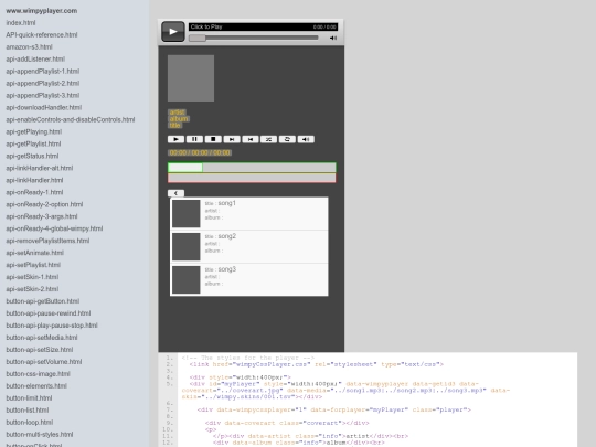 wimpy/test/wimpyCssPlayer1 screenshot
