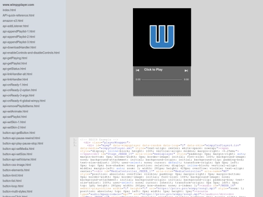 wimpy/test/wimpyCssPlayer4 screenshot
