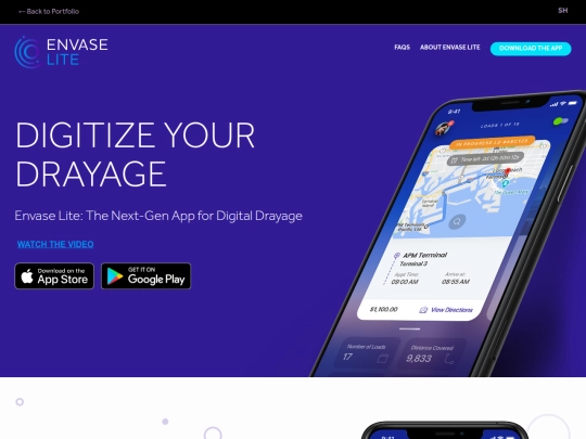 portfolio/envase screenshot