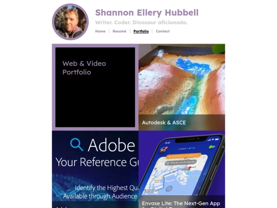 portfolio screenshot
