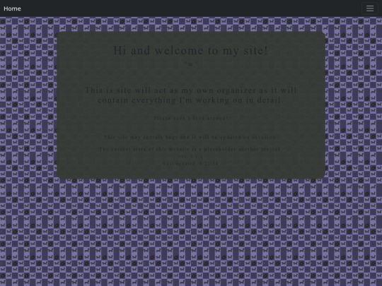 Welcome screenshot