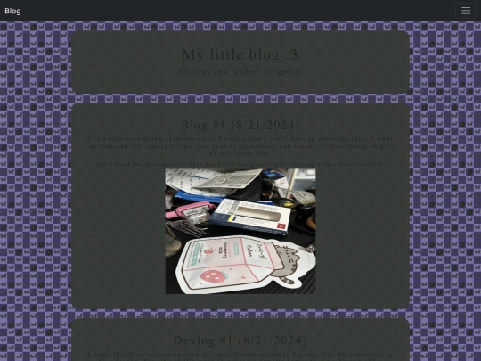 blog screenshot