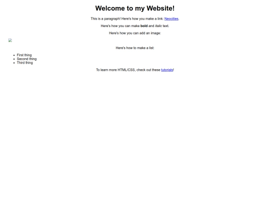 test screenshot
