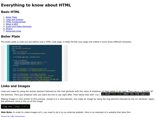 index screenshot