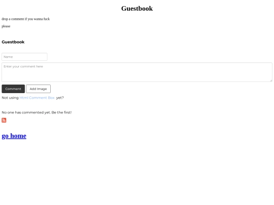guestbook screenshot