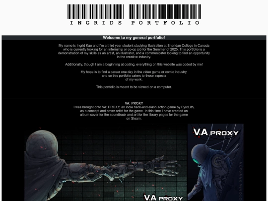 portfolio screenshot