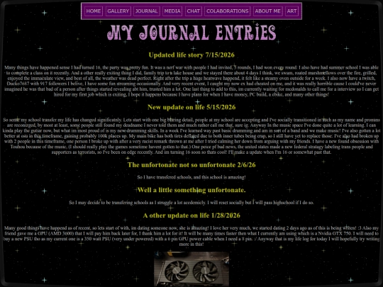 journal screenshot