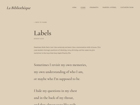 labels screenshot