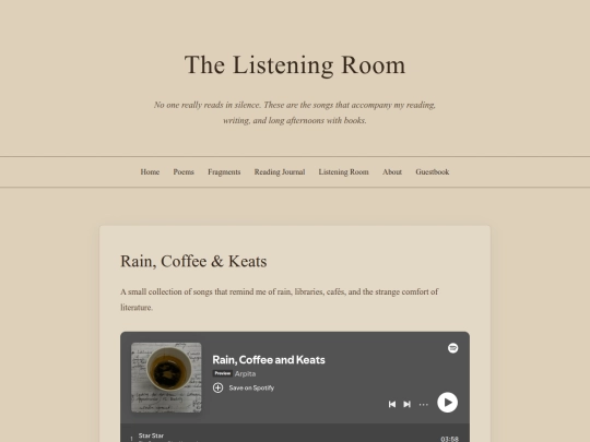 listening screenshot