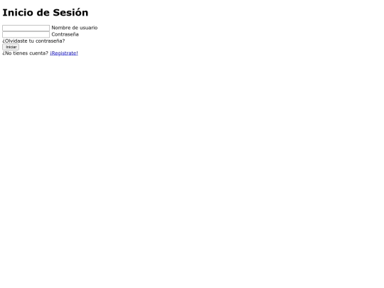 login screenshot