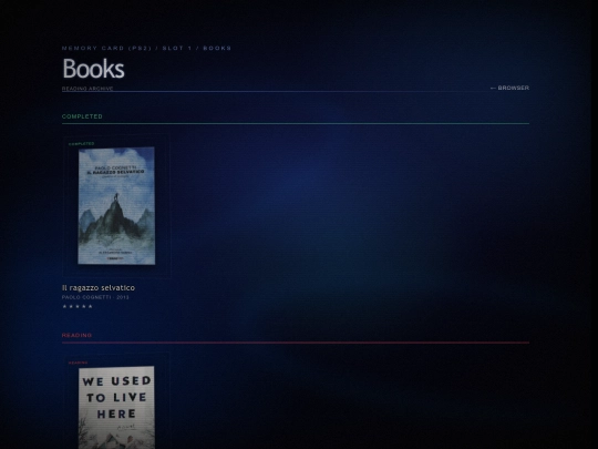books screenshot