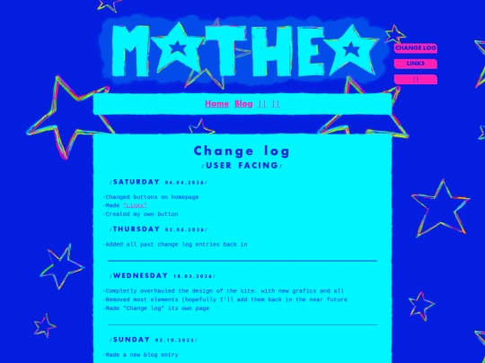 changelog screenshot