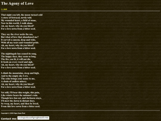agonyoflove screenshot