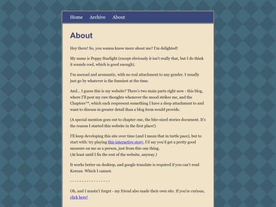 prologue/about screenshot
