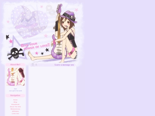 guestbook screenshot