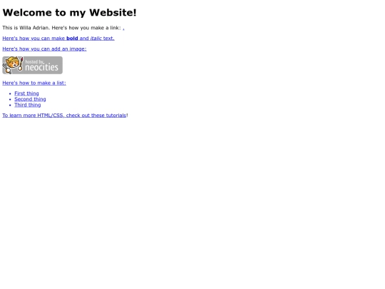 index screenshot