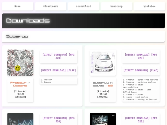 downloads/list screenshot