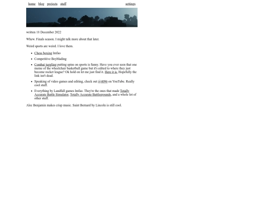 blog-posts/weirdSports screenshot