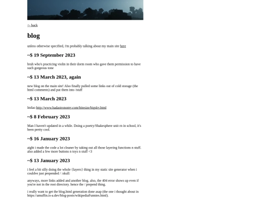 blog screenshot
