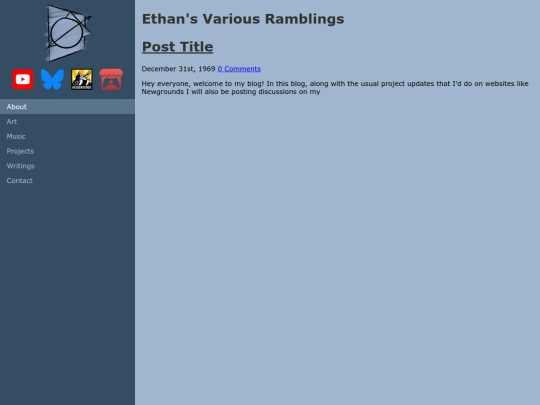blog screenshot