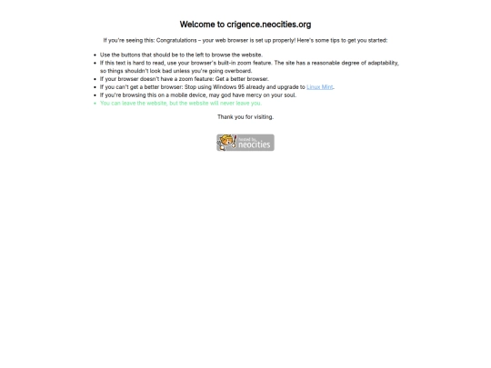 welcome screenshot