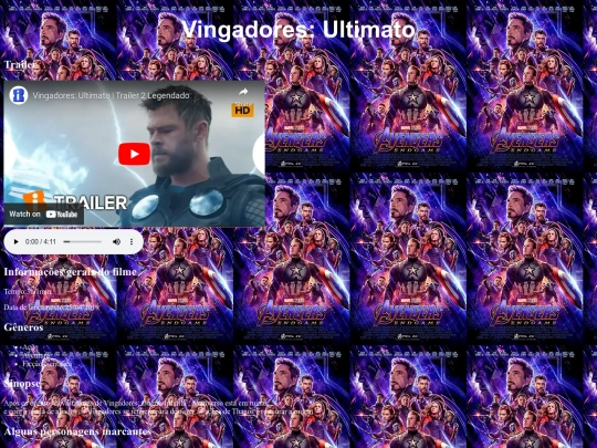 HTML/vingadores screenshot