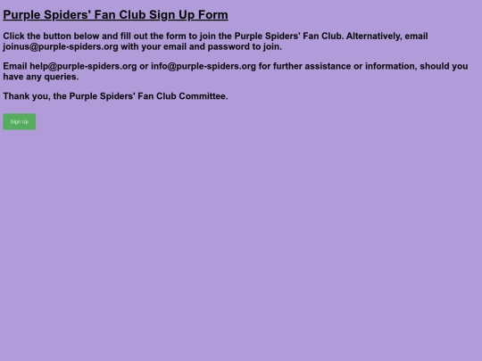 signup screenshot