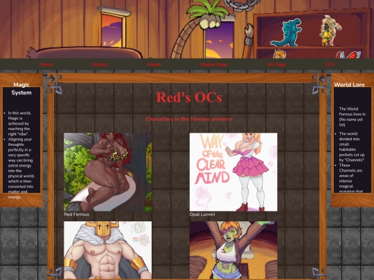 OCs screenshot