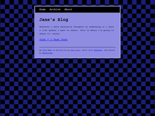archive screenshot
