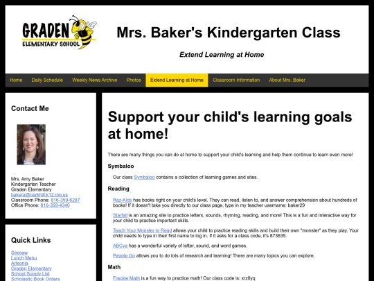 islt_7360/finalproject/extendlearningathome screenshot
