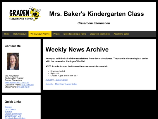 islt_7360/finalproject/weeklynewsarchive screenshot