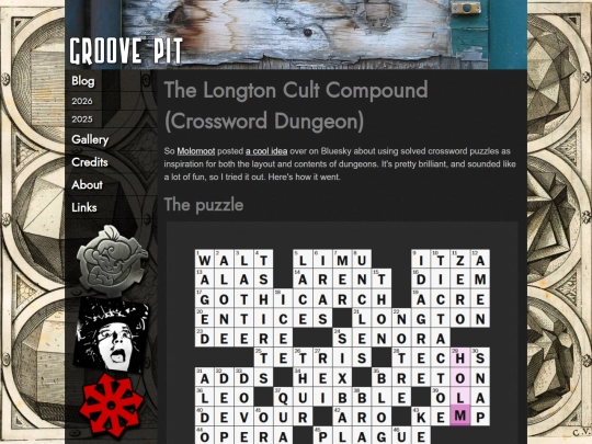 post-20251008-The_Longton_Cult_Compound_Crossword_Dungeon screenshot
