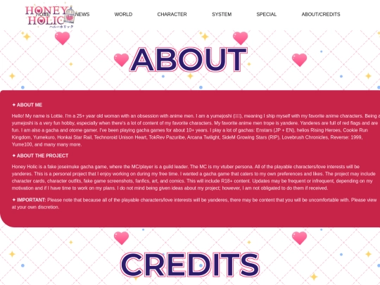 About/about screenshot