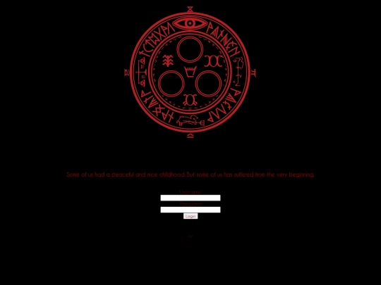 login screenshot