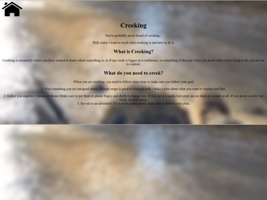 creeking screenshot