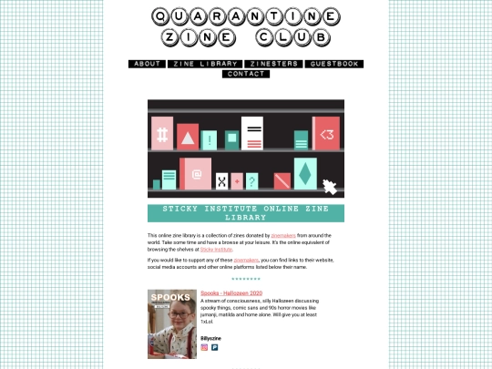 zinelibrary screenshot