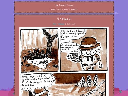 comics/sheriff screenshot