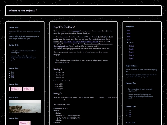 index screenshot