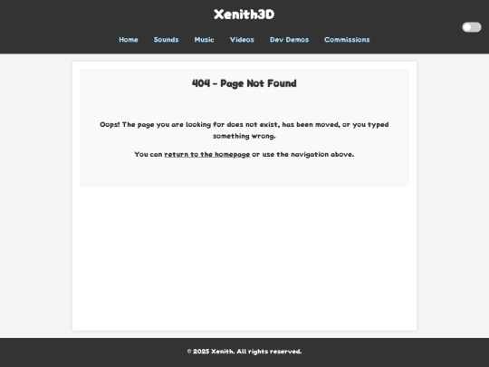 not_found screenshot