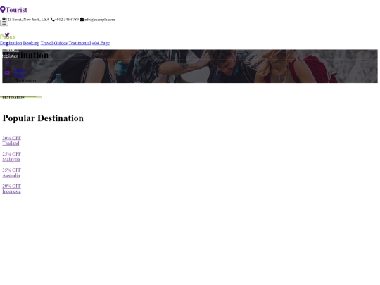 pages/destination screenshot